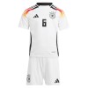 Officiële Voetbalshirt + Korte Broek Duitsland Kimmich 6 Thuis EK 2024 - Kids